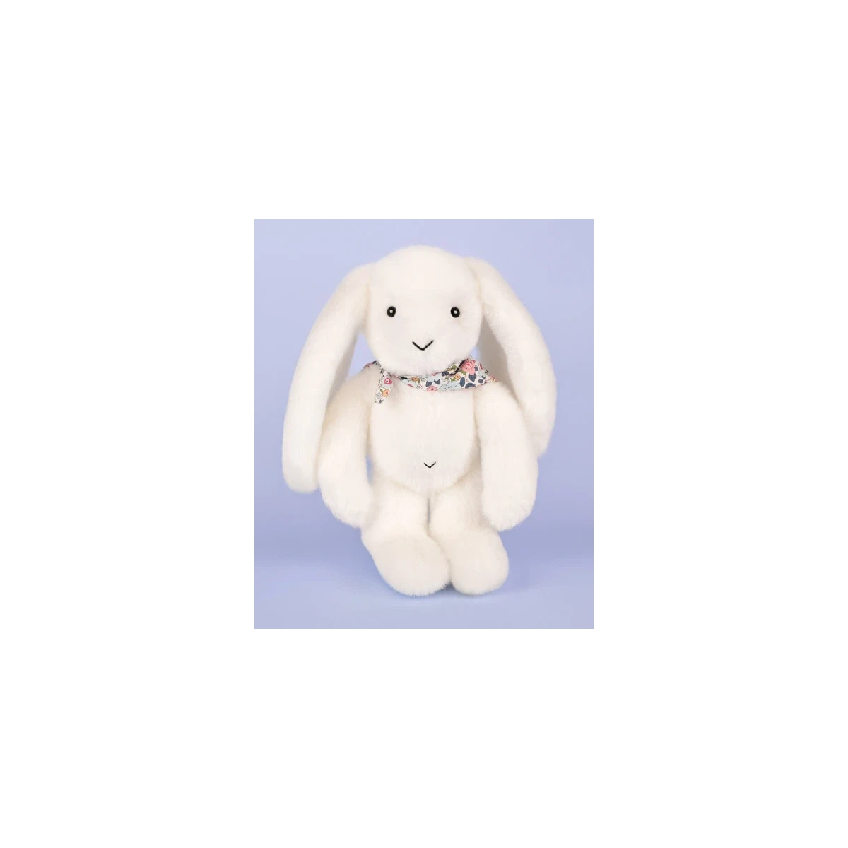DOUDOU ET COMPAGNIE DOUDOU pluszowy królik Lapin Fleurette  25 cm biały