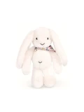 DOUDOU ET COMPAGNIE DOUDOU pluszowy królik Lapin Fleurette  35 cm biały
