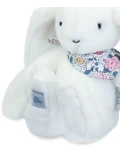 DOUDOU ET COMPAGNIE DOUDOU pluszowy królik Lapin Fleurette  25 cm biały