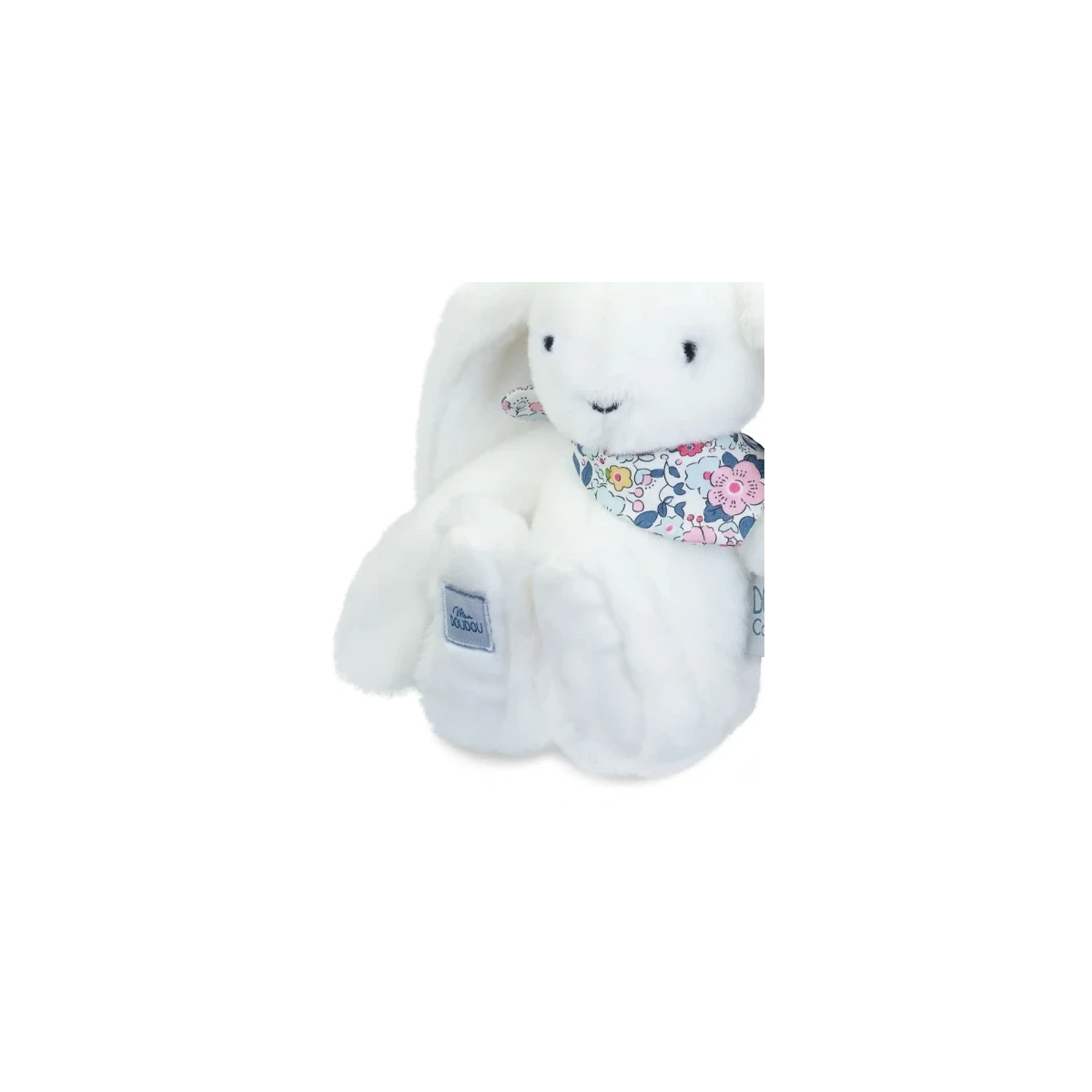 DOUDOU ET COMPAGNIE DOUDOU pluszowy królik Lapin Fleurette  25 cm biały