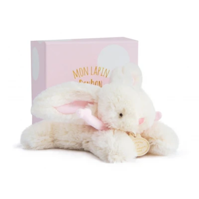 DOUDOU ET COMPAGNIE DOUDOU pluszowy królik Bonbon  16 cm różowy