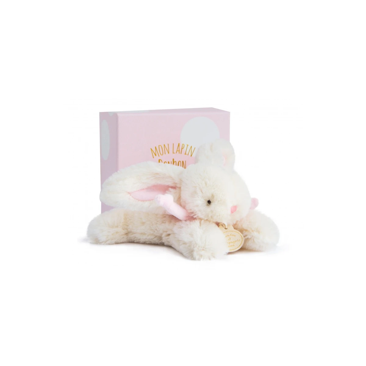 DOUDOU ET COMPAGNIE DOUDOU pluszowy królik Bonbon  16 cm różowy
