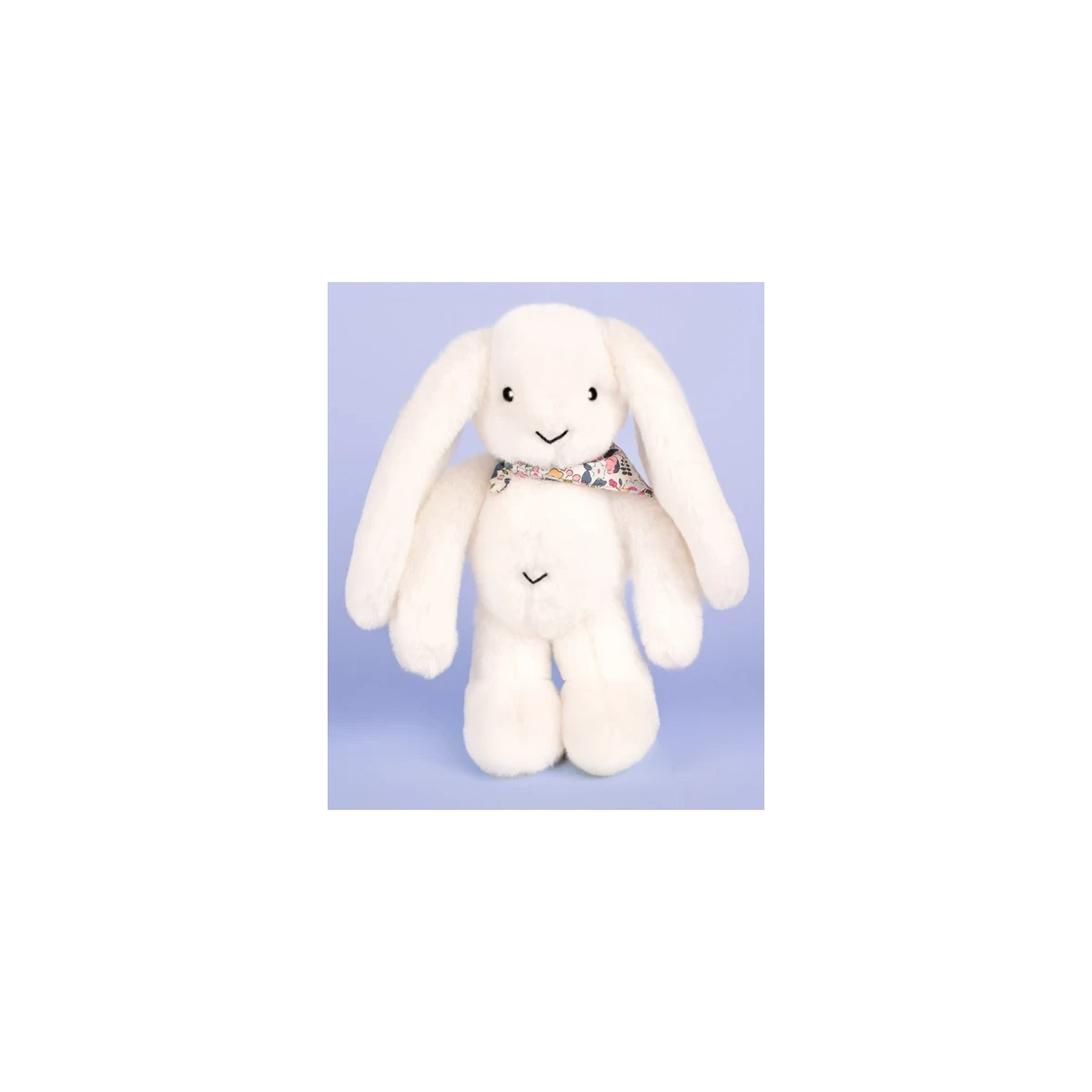 DOUDOU ET COMPAGNIE DOUDOU pluszowy królik Lapin Fleurette  35 cm biały
