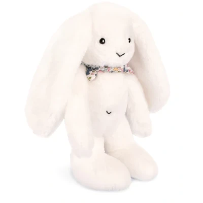 DOUDOU ET COMPAGNIE DOUDOU pluszowy królik Lapin Fleurette  35 cm biały