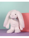 DOUDOU ET COMPAGNIE DOUDOU pluszowy królik Lapin Fleurette  35 cm biały