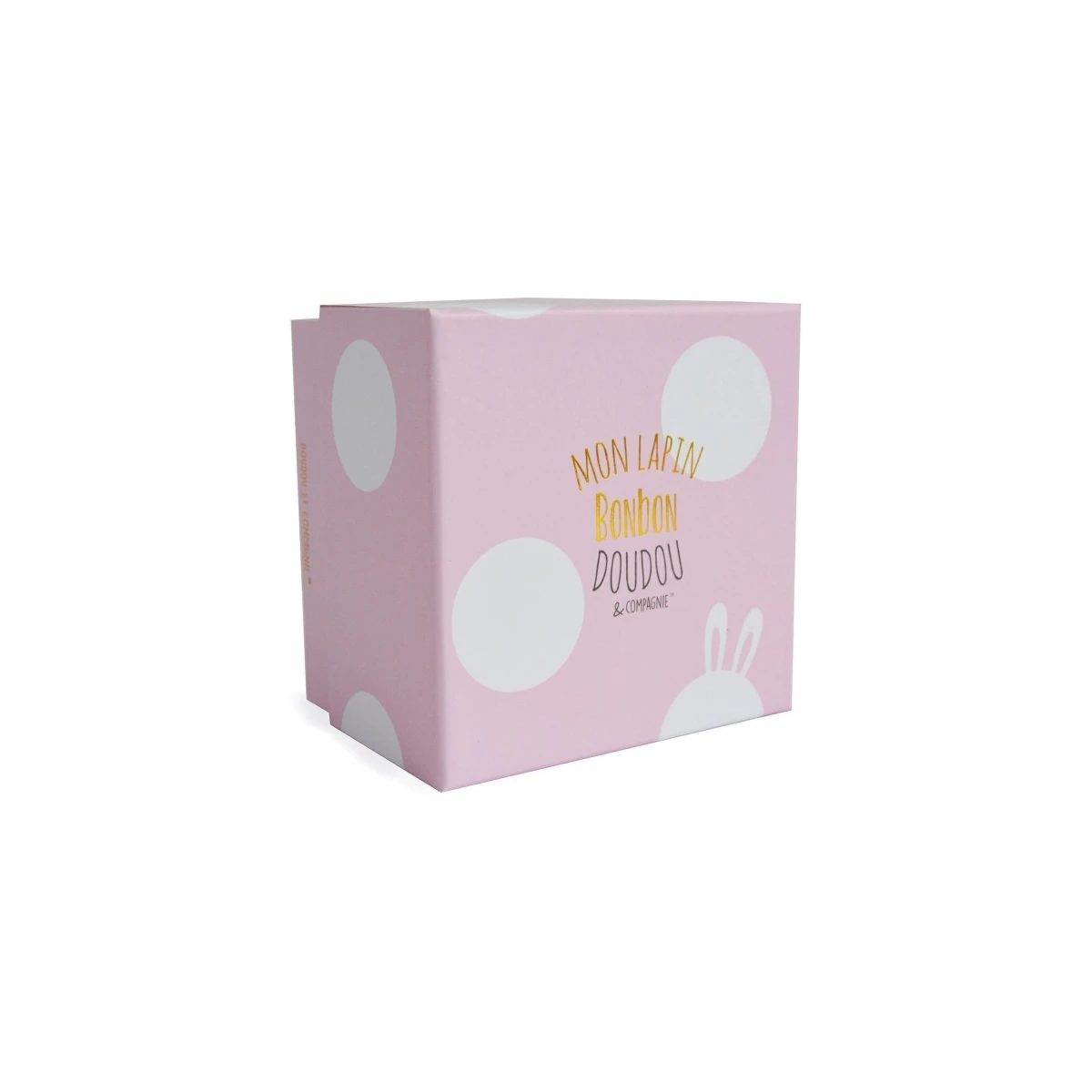 DOUDOU ET COMPAGNIE DOUDOU pluszowy królik Bonbon  16 cm różowy