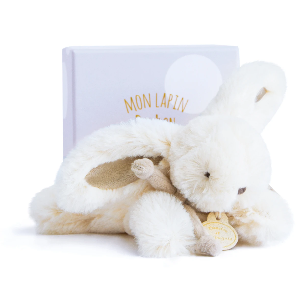 DOUDOU ET COMPAGNIE DOUDOU pluszowy królik Bonbon  16 cm szary