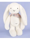 DOUDOU ET COMPAGNIE DOUDOU pluszowy królik Lapin Fleurette  50 cm biały
