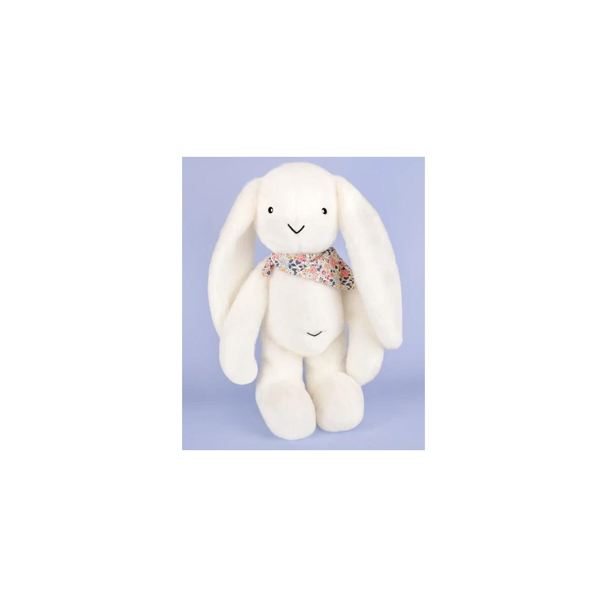 DOUDOU ET COMPAGNIE DOUDOU pluszowy królik Lapin Fleurette  50 cm biały