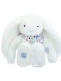 DOUDOU ET COMPAGNIE DOUDOU pluszowy królik Lapin Fleurette  35 cm biały