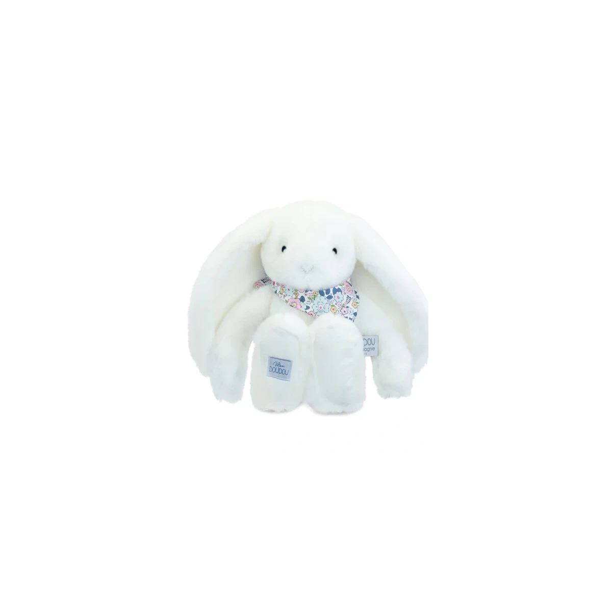 DOUDOU ET COMPAGNIE DOUDOU pluszowy królik Lapin Fleurette  35 cm biały