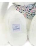 DOUDOU ET COMPAGNIE DOUDOU pluszowy królik Lapin Fleurette  50 cm biały