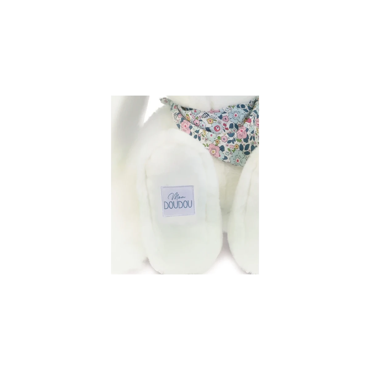 DOUDOU ET COMPAGNIE DOUDOU pluszowy królik Lapin Fleurette  50 cm biały