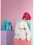 DOUDOU ET COMPAGNIE DOUDOU pluszowy królik Lapin Fleurette  50 cm biały