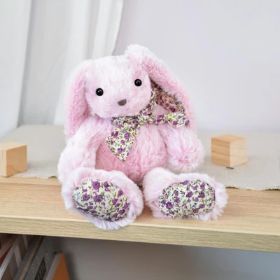 DOUDOU ET COMPAGNIE DOUDOU pluszowy królik Histoire d'Ours 25 cm różowy