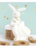 DOUDOU ET COMPAGNIE DOUDOU przytulanka królik z kocykiem  naturalny