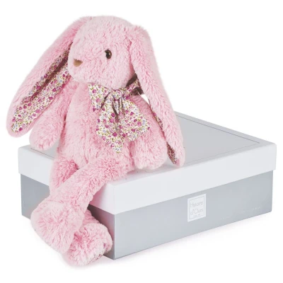 DOUDOU ET COMPAGNIE DOUDOU pluszowy królik Histoire d'Ours 40 cm różowy