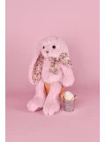 DOUDOU ET COMPAGNIE DOUDOU pluszowy królik Histoire d'Ours 40 cm różowy