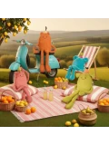 DOUDOU ET COMPAGNIE DOUDOU MIAM! Britney Pear 40 cm różowa gruszka