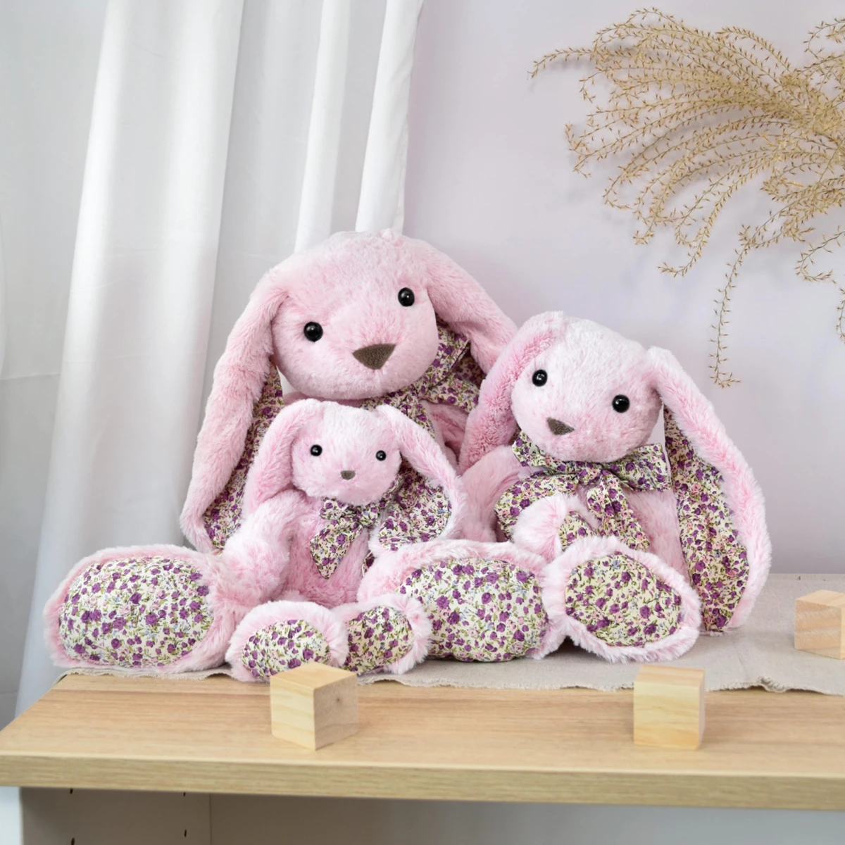 DOUDOU ET COMPAGNIE DOUDOU pluszowy królik Histoire d'Ours 25 cm różowy