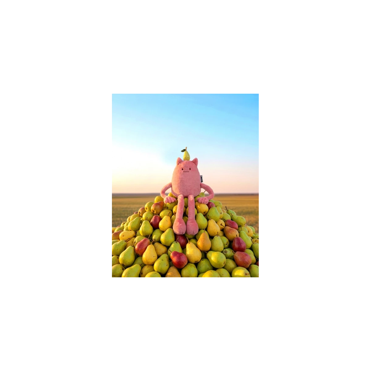 DOUDOU ET COMPAGNIE DOUDOU MIAM! Britney Pear 60 cm różowa gruszka
