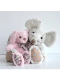 DOUDOU ET COMPAGNIE DOUDOU pluszowy królik Histoire d'Ours 25 cm różowy