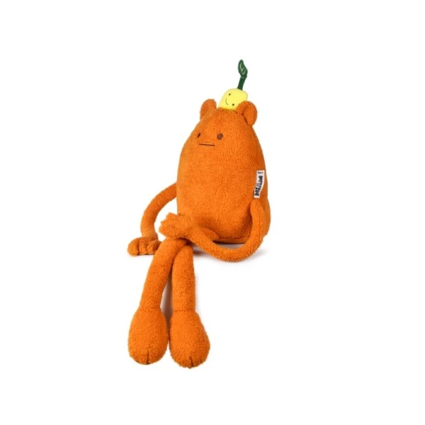 DOUDOU ET COMPAGNIE DOUDOU MIAM! John Lemon 60 cm pomarańczowa cytryna