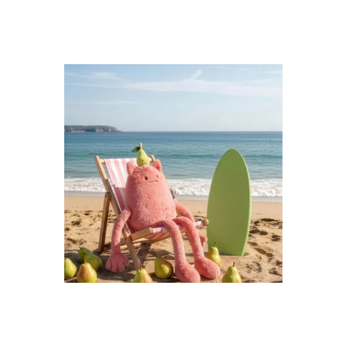DOUDOU ET COMPAGNIE DOUDOU MIAM! Britney Pear 60 cm różowa gruszka