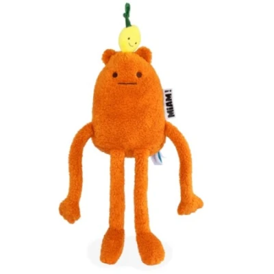 DOUDOU ET COMPAGNIE DOUDOU MIAM! John Lemon 60 cm pomarańczowa cytryna