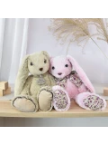 DOUDOU ET COMPAGNIE DOUDOU pluszowy królik Histoire d'Ours 40 cm różowy