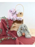 DOUDOU ET COMPAGNIE DOUDOU pluszowy królik Histoire d'Ours 25 cm różowy