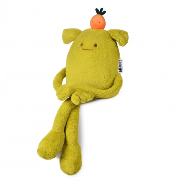 DOUDOU ET COMPAGNIE DOUDOU MIAM! Laurent Jade 60 cm zielona pomarańcza