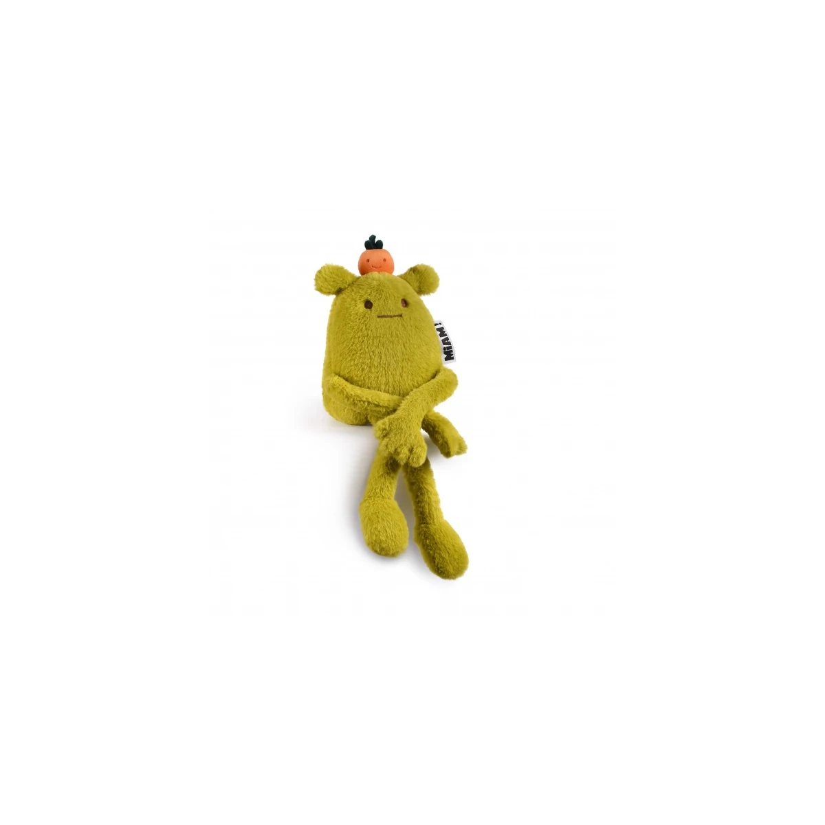DOUDOU ET COMPAGNIE DOUDOU MIAM! Laurent Jade 40 cm zielona pomarańcza