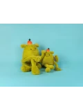 DOUDOU ET COMPAGNIE DOUDOU MIAM! Laurent Jade 40 cm zielona pomarańcza