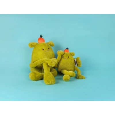 DOUDOU ET COMPAGNIE DOUDOU MIAM! Laurent Jade 40 cm zielona pomarańcza