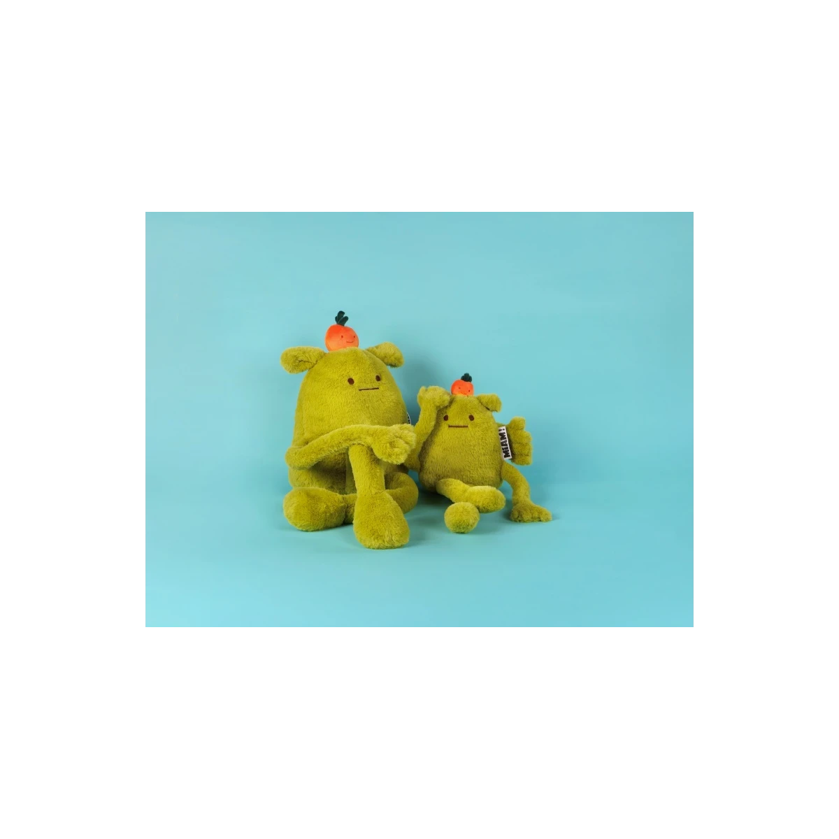DOUDOU ET COMPAGNIE DOUDOU MIAM! Laurent Jade 40 cm zielona pomarańcza
