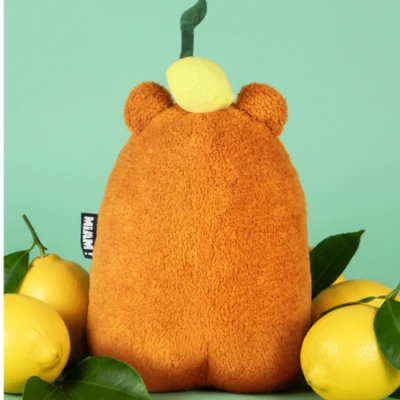 DOUDOU ET COMPAGNIE DOUDOU MIAM! John Lemon 40 cm pomarańczowa cytryna