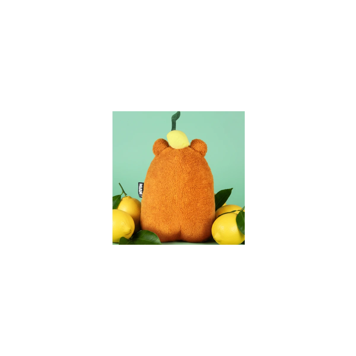 DOUDOU ET COMPAGNIE DOUDOU MIAM! John Lemon 40 cm pomarańczowa cytryna