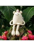 DOUDOU ET COMPAGNIE DOUDOU MIAM! Smoczy Owoc No Name 40 cm biały