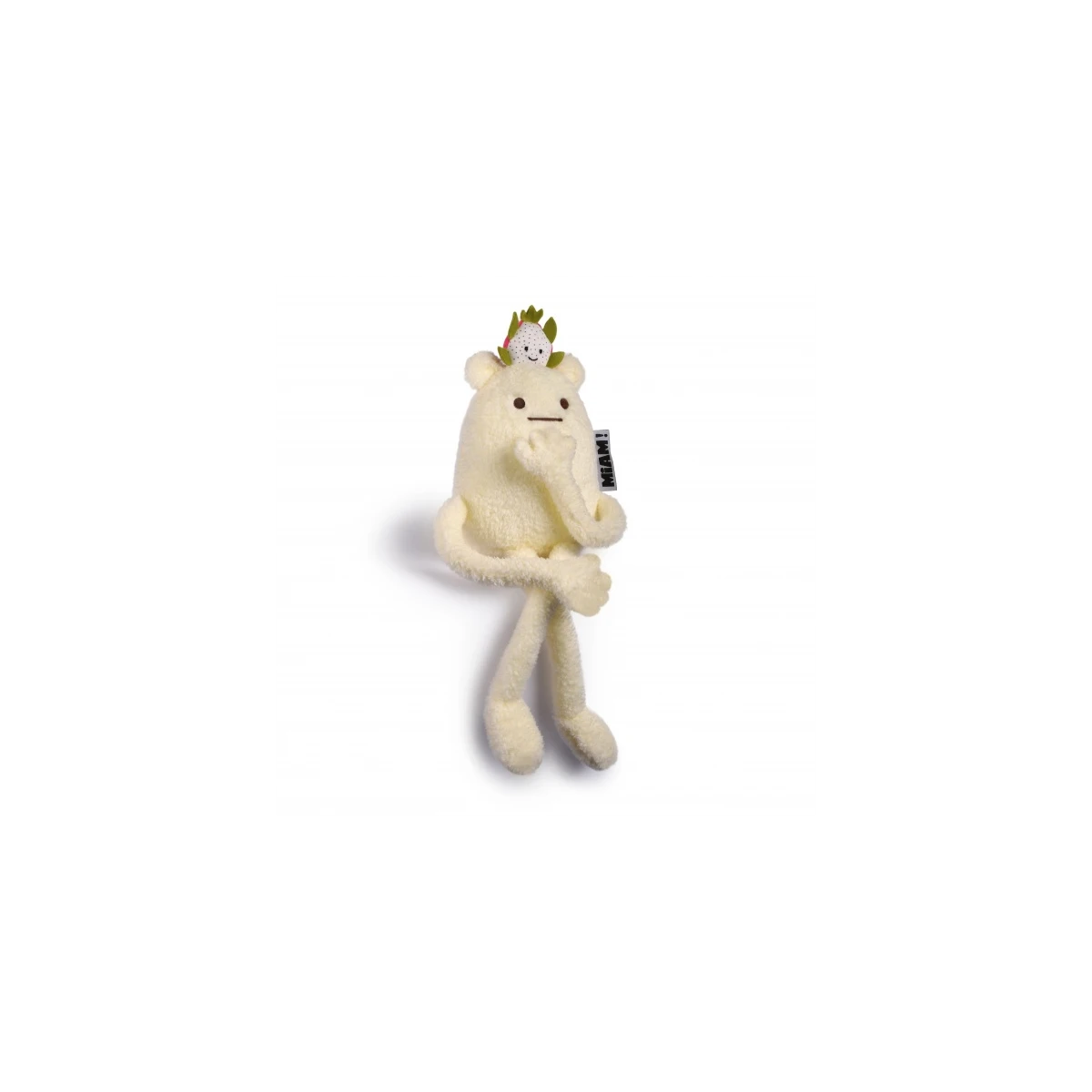 DOUDOU ET COMPAGNIE DOUDOU MIAM! Smoczy Owoc No Name 40 cm biały