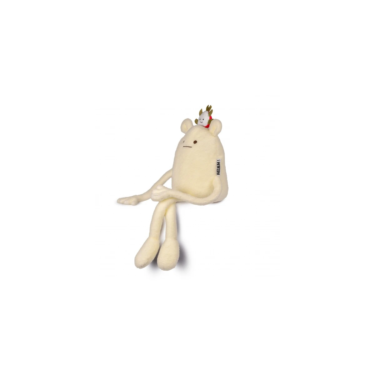 DOUDOU ET COMPAGNIE DOUDOU MIAM! Smoczy Owoc No Name 60 cm biały