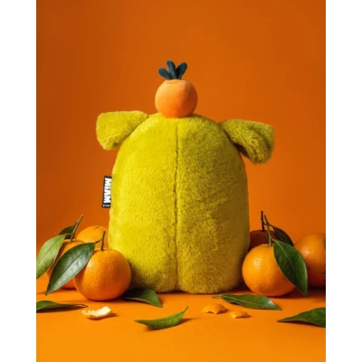 DOUDOU ET COMPAGNIE DOUDOU MIAM! Laurent Jade 60 cm zielona pomarańcza
