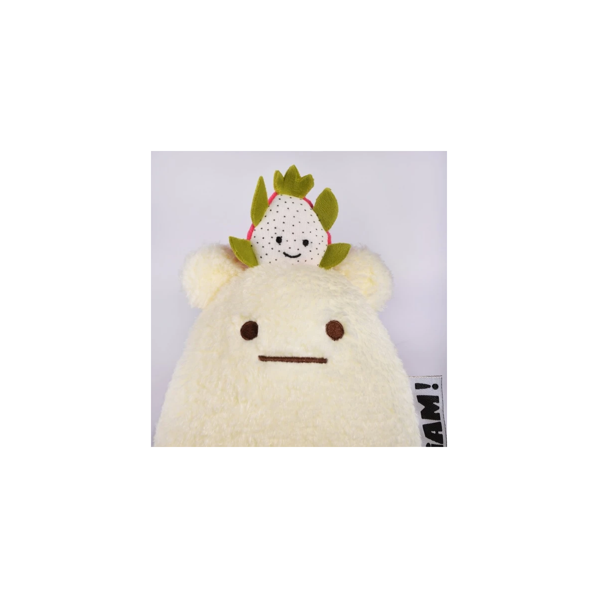 DOUDOU ET COMPAGNIE DOUDOU MIAM! Smoczy Owoc No Name 40 cm biały