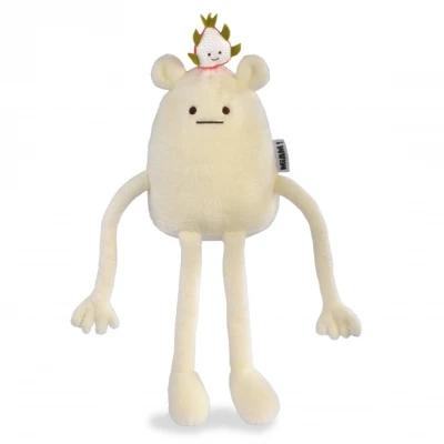 DOUDOU ET COMPAGNIE DOUDOU MIAM! Smoczy Owoc No Name 60 cm biały