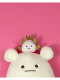 DOUDOU ET COMPAGNIE DOUDOU MIAM! Smoczy Owoc No Name 60 cm biały
