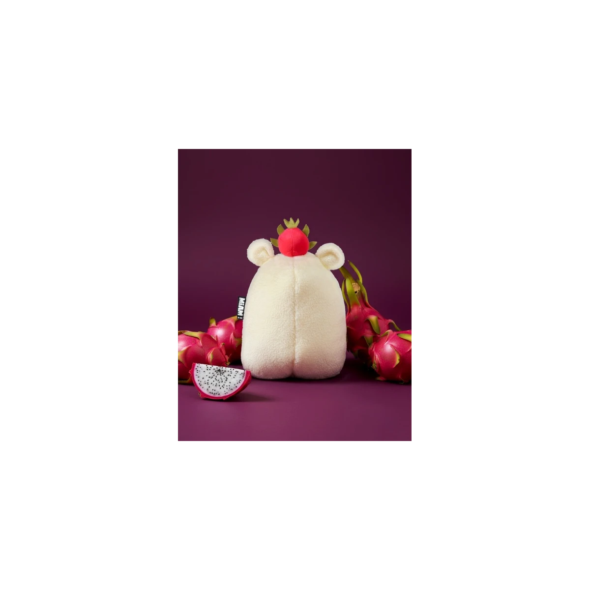 DOUDOU ET COMPAGNIE DOUDOU MIAM! Smoczy Owoc No Name 60 cm biały