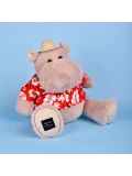 DOUDOU ET COMPAGNIE DOUDOU – pluszowy hipopotam ALOHA Histoire d'Ours 38 cm pudrowy