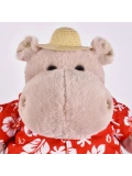 DOUDOU ET COMPAGNIE DOUDOU – pluszowy hipopotam ALOHA Histoire d'Ours 38 cm pudrowy
