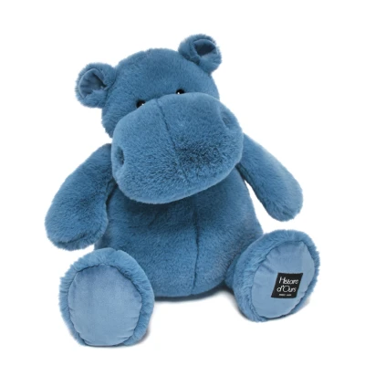 DOUDOU ET COMPAGNIE DOUDOU – pluszowy hipopotam HIP'BLUE Histoire d'Ours 40 cm niebieski