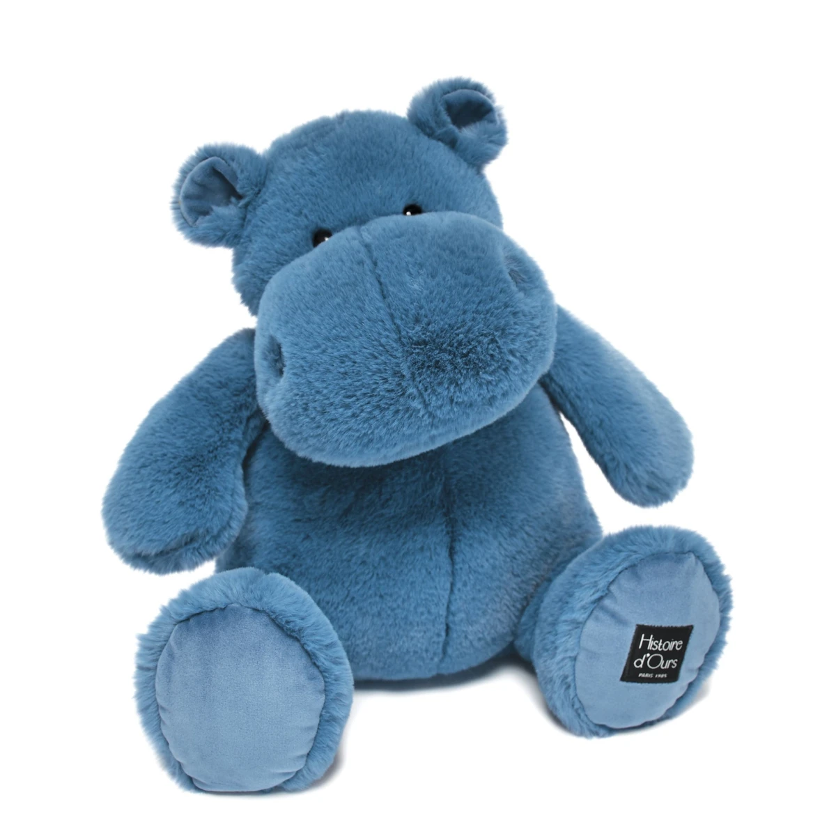 DOUDOU ET COMPAGNIE DOUDOU – pluszowy hipopotam HIP'BLUE Histoire d'Ours 40 cm niebieski